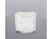Nice Dice Etched Glass Ice Bucket 38 Ounces