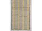 55 x 15.75 Naturelle et Terreuse Brown White and Yellow Striped Table Runner