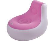 36.5 White and Pink Inflatable Indoor Outdoor Easigo Side Chair