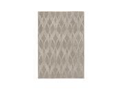 8 x 10 Braided Manna Slated Gray and Beige Hand Tufted Wool Area Throw Rug