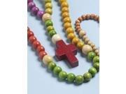20.5 Multi Color Wooden Kiddie My First Rosary