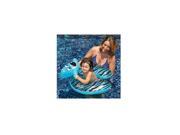 24 Water Sports Safari Friends Inflatable Blue Zebra Split Ring Swimming Pool Child Float