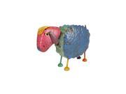 19.5 Vibrant Multi Color Distressed Finished Sheep Outdoor Garden Planter