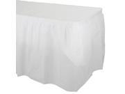 Pack of 6 Form Function Disposable Plastic Banquet Party Table Skirt 13