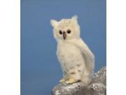 Pack of 6 Life Like Handcrafted Extra Soft Plush Snow Owl Stuffed Animals 7