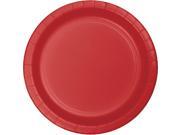 Club Pack of 192 Classic Red Disposable Paper Party Luncheon Plates 7