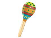 Pack of 6 Colorful Fiesta Inflatable Maraca Party Decorations 30