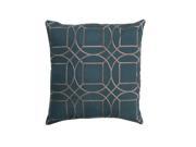 20 Hunter Green and Weimaraner Gray Linen Decorative Throw Pillow