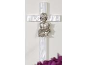 Girl s Mother of Pearl First Communion Wall Cross