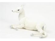 28.25 Life Like Handcrafted Extra Soft Plush Reindeer Baby Laying Stuffed Animal