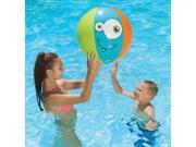 24 Blue Orange and Green Monster Theme 6 Panel Inflatable Beach Play Ball Swimming Pool Toy