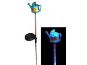 29 LED Lighted Solar Powered Outdoor Watering Can Garden Lawn Stake