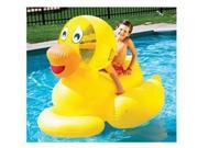 60 Water Sports Inflatable Giant Ducky Swimming Pool Ride On Float Toy