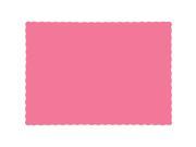 Club Pack of 600 Solid Candy Pink Disposable Paper Table Placemats 13.5
