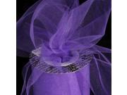 Designer Violet Tulle Craft Ribbon 6 x 275 Yards