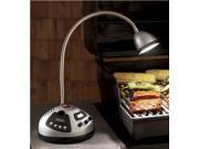 Deluxe Adjustable Silver Summer Outdoor Grill Light with Digital Timer and Radio