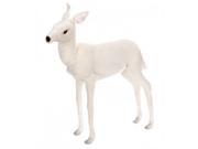 28.25 Life Like Handcrafted Extra Soft Plush Baby White Reindeer Stuffed Animal