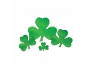 Club Pack of 36 St. Patrick s Day Foil Shamrock Cutout Party Decorations 9