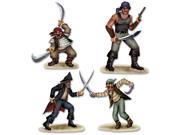 Club Pack of 36 Insta Theme Dueling Pirate and Bandit Wall Decorations 47.5