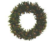 24 Battery Operated Canadian Pine Pre Lit LED Christmas Wreath Multi Lights