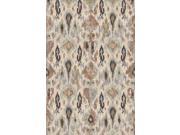 5 x 8 Phailin Pale Pink Mocha and Gray Hand Tufted New Zealand Wool Area Throw Rug