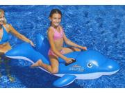 61 Water Sports Inflatable Ride On Blue Dolphin Swimming Pool Float