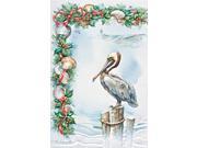 Pack of 16 Pelican Pier Fine Art Embossed Deluxe Christmas Greeting Cards