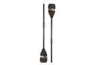 Set of 2 Jet Black Inflatable Boat Rowing Oars 49