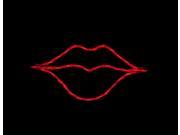 18 LED Lighted Red Hot Lips Valentine s Day Window Silhouette Decoration