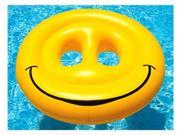 72 Water Sports Inflatable Smiley Face Island 2 Person Swimming Pool Raft