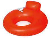48 Neon Orange Water Sofa Inflatable Swimming Pool Inner Tube Lounger Float