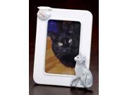 Club Pack of 12 Handcrafted Porcelain Cat Fish 4x6 Photo Picture Frames 47043