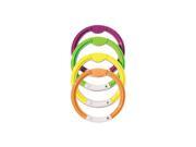 Set of 4 Multi Colored Swimming Pool Dive Rings 6.25