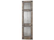 78 Distressed Slate Blue Wooden Framed Decorative Antique Style Mirror Vanity