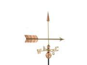 23 Grand Luxury Handcrafted Polished Copper Arrow Weathervane