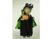 6.5 Kindles Hazel Witch Kindle with Pumpkin Poseable Baker Halloween Figure