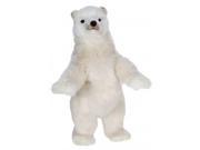 Pack of 2 Life like Handcrafted Extra Soft Plush Med Standing Polar Bear Cub Stuffed Animals 15.75