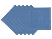 Set of 6 Decorative Fountain Blue Tonal Lunch or Dinner Napkins 20