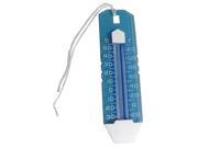 10.25 Blue and White Jumbo Easy Read Swimming Pool Thermometer with Cord