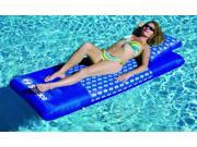 78 Blue Designer Print Swimming Pool Inflatable Floating Air Mattress Raft