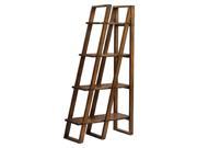 Cacey Handcrafted Solid Mahogany with Honey Stained Finish Etagere