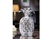 Pack of 2 Icy Crystal Illuminated Decorative Pineapple Candy Jar 9