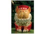 Patience Brewster Krinkles French Bulldog Christmas Cookie Jar