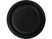 Club Pack of 240 Jet Black Disposable Paper Party Lunch Plates 7