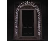 8 Lighted Entryway Front Door Archway Christmas Yard Art Decoration Clear Lights