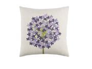 20 Purple Cabbage and White Woven Decorative Throw Pillow – Down Filler