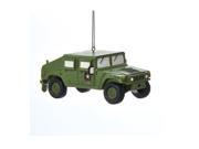 3.5 Green US Army Humvee Decorative Military Christmas Ornament