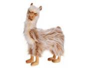 Set of 2 Lifelike Handcrafted Extra Soft Plush Llama Bull Stuffed Animals 16.75