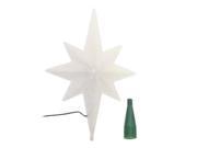 14.5 Winter Frost B O Multi Color LED Bethlehem Star Christmas Tree Topper