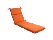 72.5 Sunbrella Harvest Moon Orange Outdoor Patio Chaise Lounge Cushion